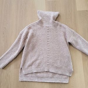 NWOT Tan turtle neck sweater